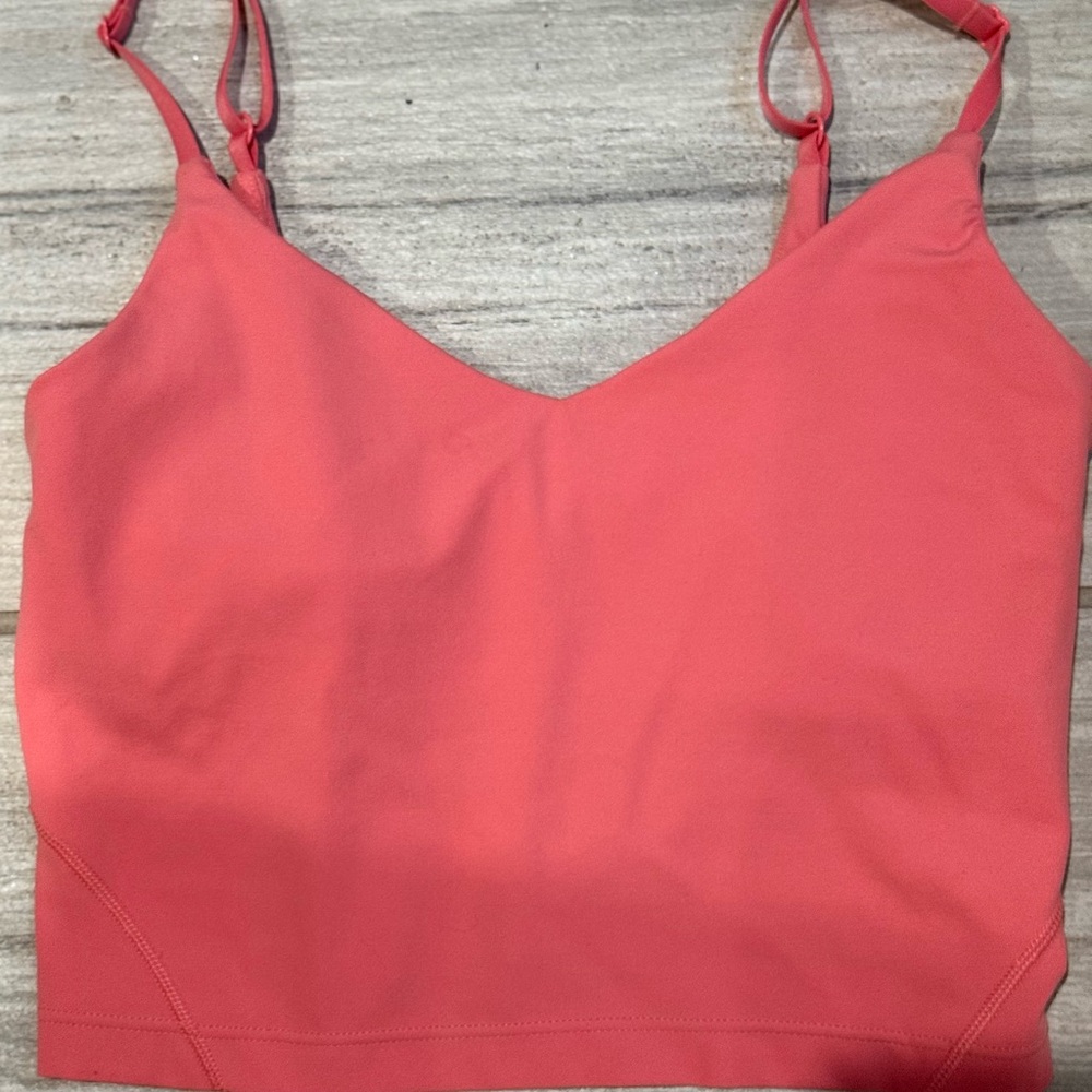lululemon athletica Vibrant Coral Sports Bra